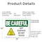 Signmission Hot Surface Sign, 10 in H x 14 in W, Plastic, Hot Surface Do Not Touch OS-2PACK-BC-P-1014-L-10030 - alternate 5